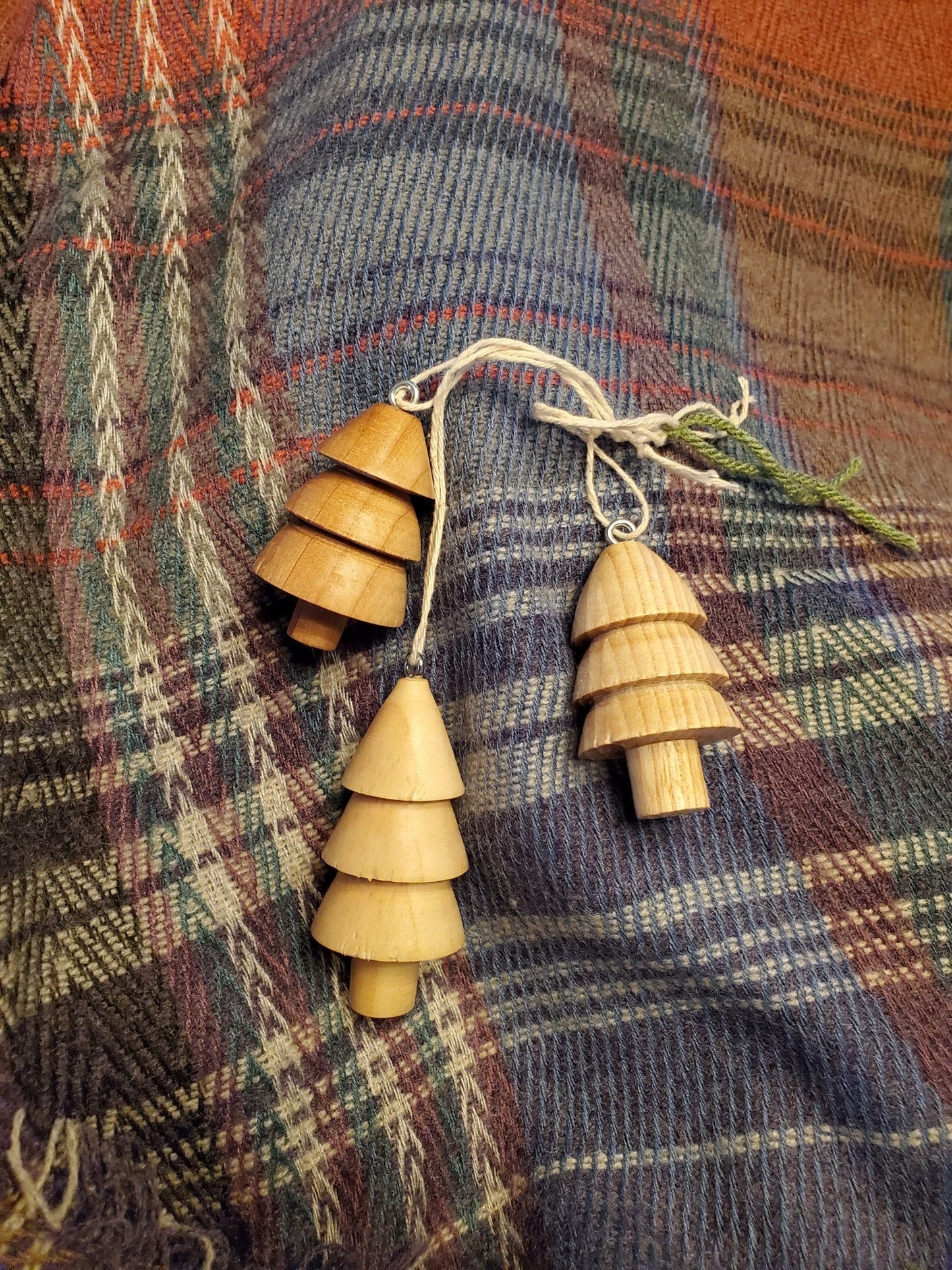 Handmade Lathe-Turned Wood Christmas Ornaments — Trees, Snowmen & Gnomes - Platte valley woodworks