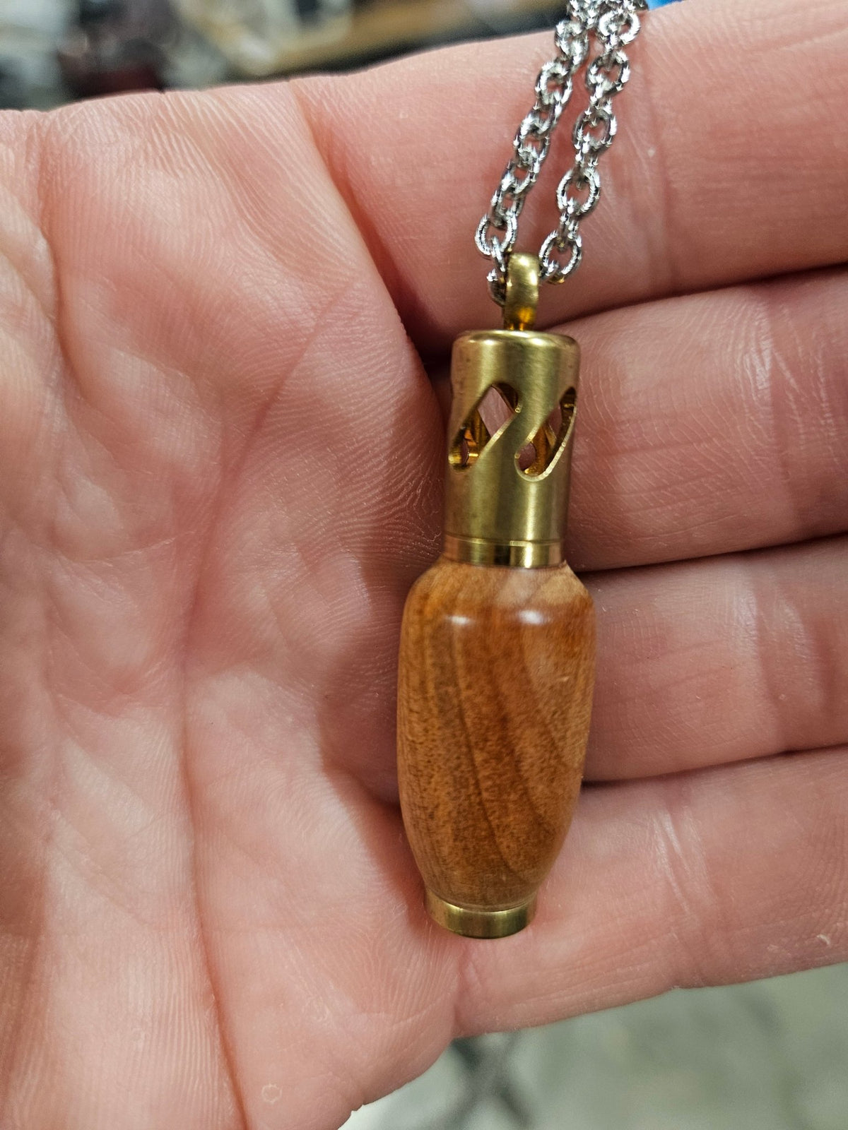 Essential Oil necklace - Platte valley woodworks